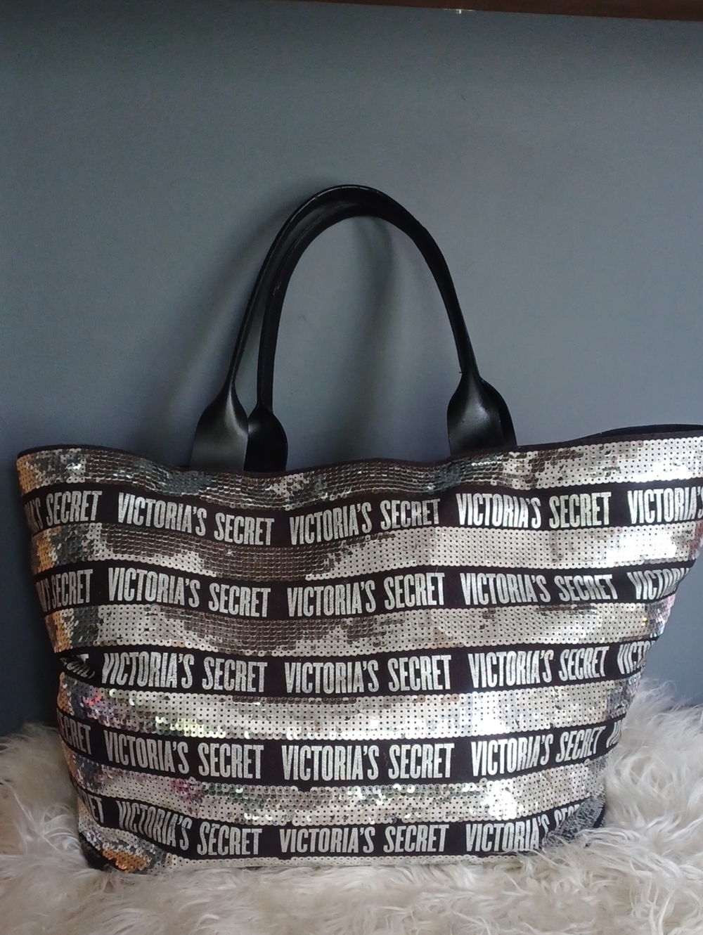 Victoria's Secret Large Sequined Tote